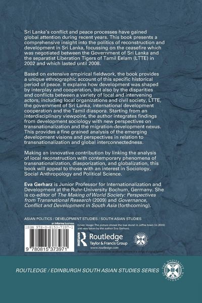 Produktbild: The Politics of Reconstruction and Development in Sri Lanka