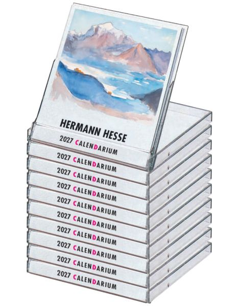 Produktbild: Hermann Hesse CalenDarium 2027. Box mit 10 Exemplaren