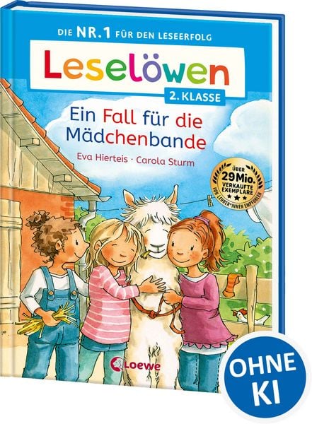Leselöwen 2. Klasse - Ein Fall für die Mädchenbande, Gebundene Ausgabe von Eva Hierteis, Loewe, 9783743202412