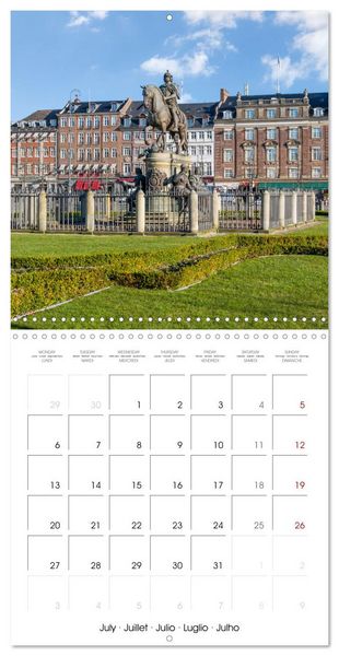 Produktbild: COPENHAGEN Highlights (Wall Calendar 2026 12 &times; 12 Inch) CALVENDO 12 Month Wall Calendar