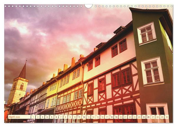 Produktbild: ERFURT obercool (Wandkalender 2026 DIN A3 quer), CALVENDO Monatskalender