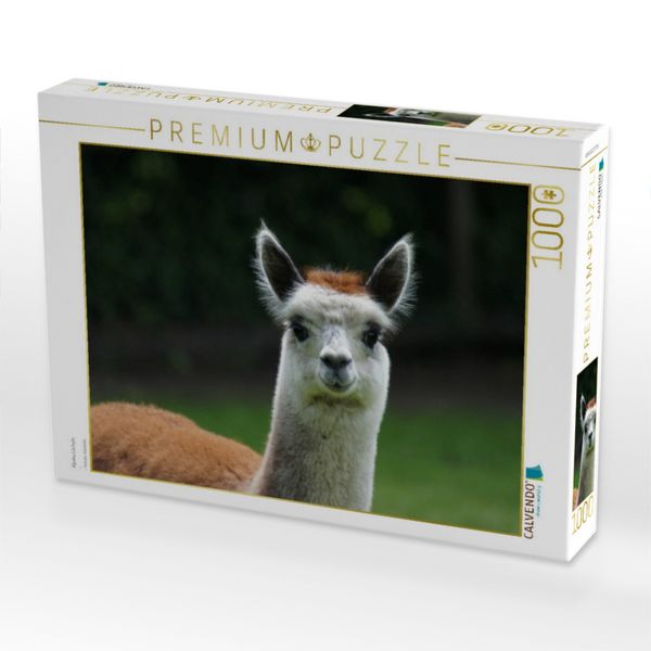 Produktbild: CALVENDO Puzzle Alpaka L&auml;cheln | 1000 Teile Lege-Gr&ouml;&szlig;e 64x48cm Foto-Puzzle f&uuml;r gl&uuml;ckliche Stunden