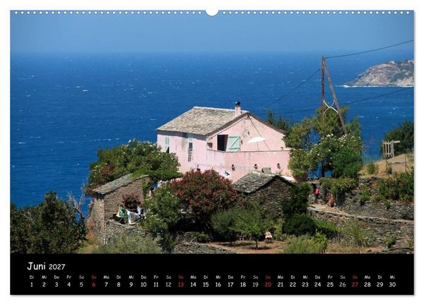 Produktbild: Korsikas St&auml;dte (hochwertiger Premium Wandkalender 2027 DIN A2 quer), Kunstdruck in Hochglanz