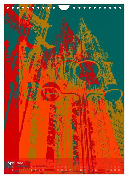 Produktbild: Pop-Artiges K&ouml;ln (Wandkalender 2026 DIN A4 hoch), CALVENDO Monatskalender