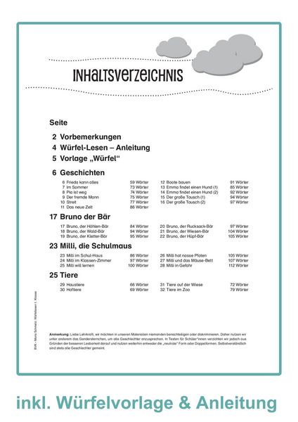Produktbild: W&uuml;rfellesen - 1. Klasse