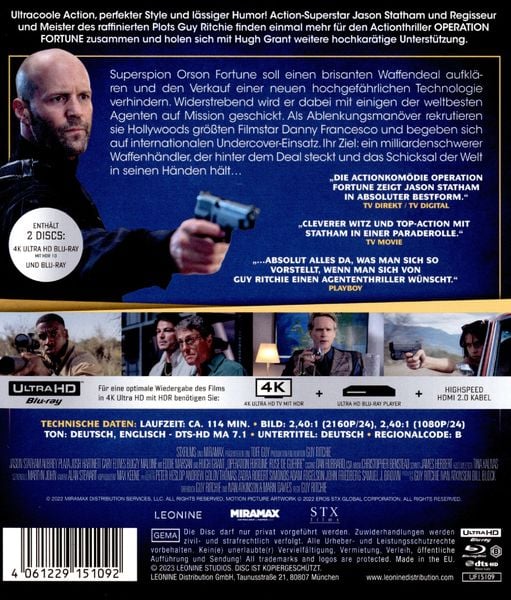 Produktbild: Operation Fortune (+ Blu-ray)