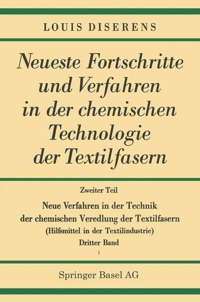 Produktbild: Neue Verfahren in der Technik der chemischen Veredlung der Textilfasern
