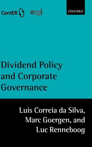 Produktbild: Dividend Policy and Corporate Governance
