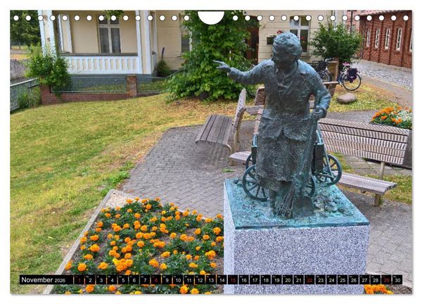 Produktbild: Grabow - Fachwerkstadt an der Elde (Wandkalender 2026 DIN A4 quer), CALVENDO Monatskalender