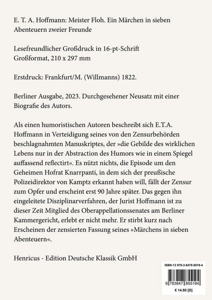 Produktbild: Meister Floh (Gro&szlig;druck)