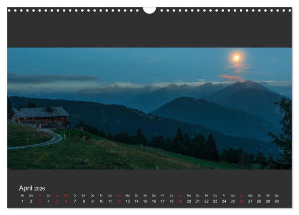 Produktbild: Alpenpanorama 2026 (Wandkalender 2026 DIN A3 quer), CALVENDO Monatskalender