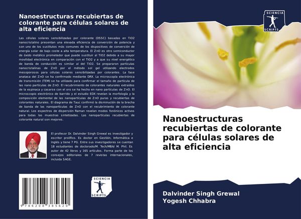 Produktbild: Nanoestructuras recubiertas de colorante para c&eacute;lulas solares de alta eficiencia