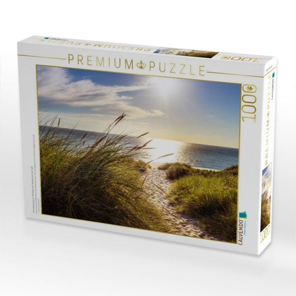 Produktbild: CALVENDO Puzzle Strandzugang zur Nordsee am Weststrand von Sylt | 1000 Teile Lege-Gr&ouml;&szlig;e 64x48cm Foto-Puzzle f&uuml;r gl&uuml;ckliche Stunden