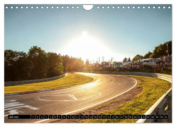 Produktbild: Rennstrecken Impressionen (Wandkalender 2026 DIN A4 quer), CALVENDO Monatskalender
