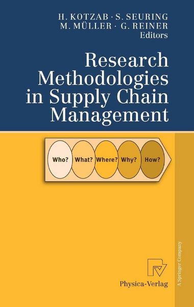 Produktbild: Research Methodologies in Supply Chain Management