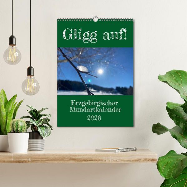 Produktbild: Erzgebirgischer Mundartkalender (Wandkalender 2026 DIN A3 hoch), CALVENDO Monatskalender