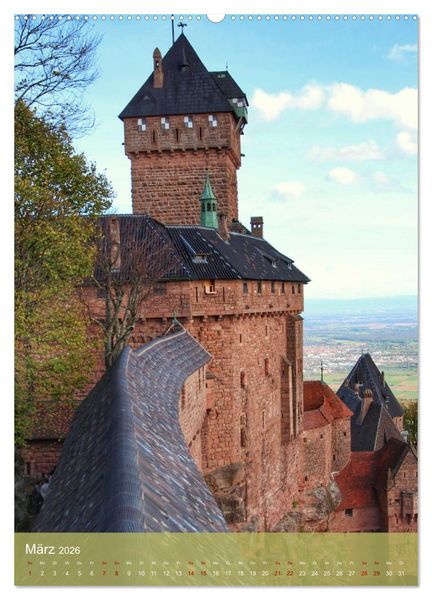 Produktbild: Reise durchs Elsass (hochwertiger Premium Wandkalender 2026 DIN A2 hoch), Kunstdruck in Hochglanz