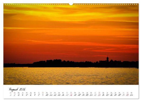 Produktbild: Unterwegs am Bodensee (hochwertiger Premium Wandkalender 2026 DIN A2 quer), Kunstdruck in Hochglanz