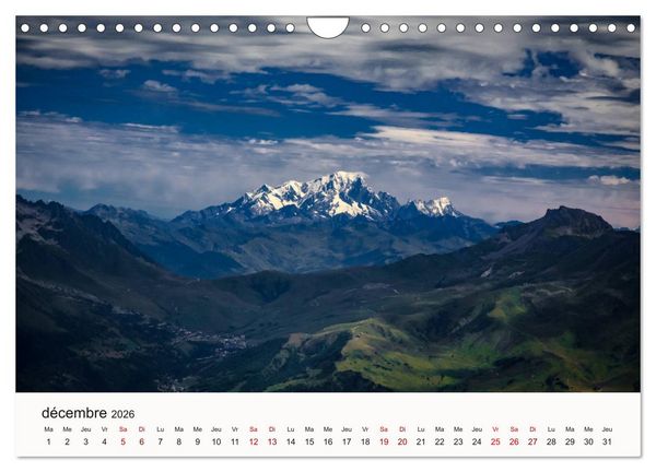 Produktbild: Autour de Grenoble (Calendrier mural 2026 DIN A4 vertical), CALVENDO calendrier mensuel