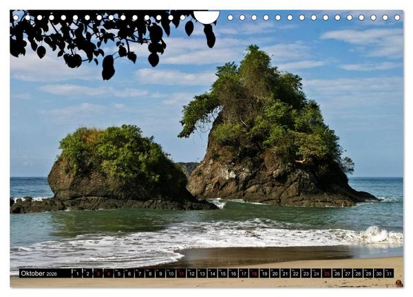Produktbild: Costa Rica - Pure Lebensfreude (Wandkalender 2026 DIN A4 quer), CALVENDO Monatskalender