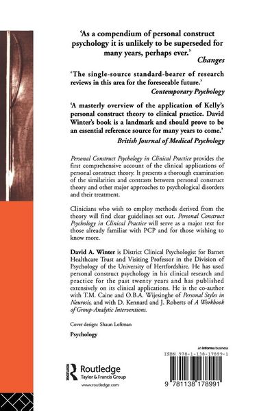 Produktbild: Personal Construct Psychology in Clinical Practice