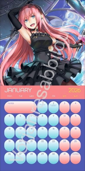 Produktbild: Hatsune Miku Broschurkalender 2027