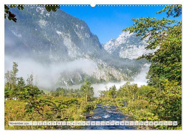 Produktbild: Berchtesgadener Land - Welt der Berge und Seen (Wandkalender 2026 DIN A2 quer), CALVENDO Monatskalender