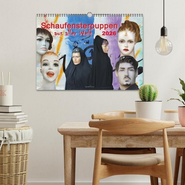 Produktbild: Schaufensterpuppen aus aller Welt (Wandkalender 2026 DIN A3 quer), CALVENDO Monatskalender