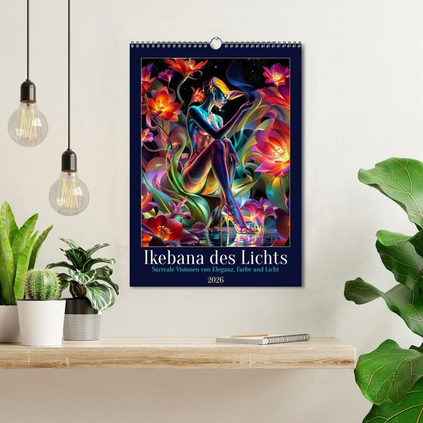Produktbild: Ikebana des Lichts (Wandkalender 2026 DIN A3 hoch), CALVENDO Monatskalender