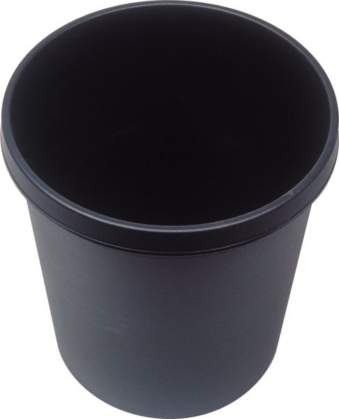 Produktbild: Helit the german H6105895 Papierkorb 18 l (&Oslash; x H) 315 mm x 335 mm Polypropylen Schwarz 1 St.
