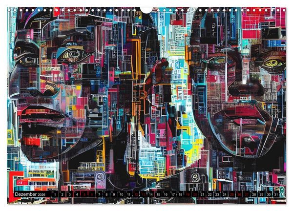 Produktbild: Abstrakt color Art (Wandkalender 2026 DIN A3 quer), CALVENDO Monatskalender