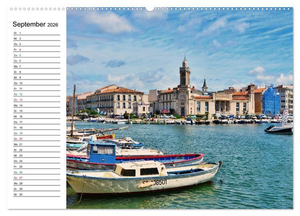 Produktbild: S&egrave;te - Das Venedig des Languedoc (Wandkalender 2026 DIN A2 quer), CALVENDO Monatskalender