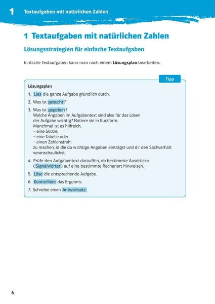 Produktbild: Klett 10-Minuten-Training Mathematik Textaufgaben 5. Klasse