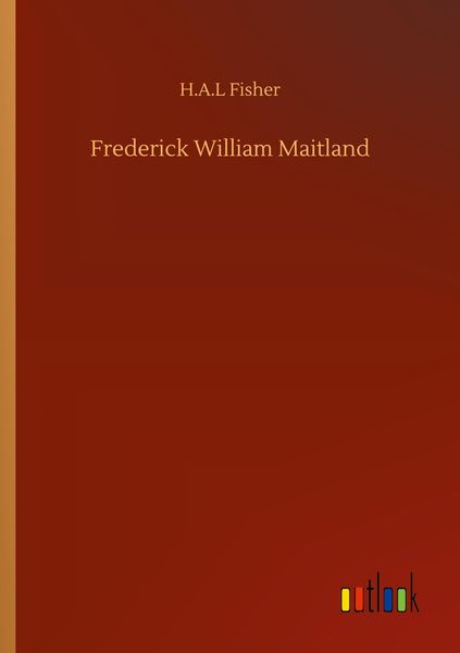 Produktbild: Frederick William Maitland