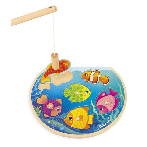 Produktbild: Magnet-Angelpuzzle "Aquarium" mit 6 Fischen und Angel