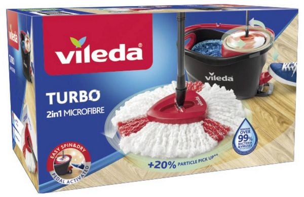 Produktbild: Vileda 146590 Turbo 2in1 Wischmopp Komplettset 1St.