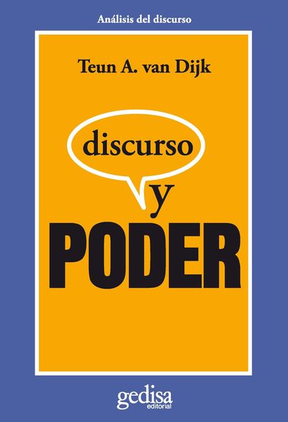 Produktbild: Discurso y poder
