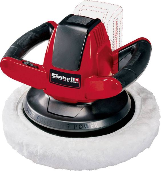 Einhell GE-CB 18/254 Li - Solo Power X-Change 2093301 Akku Poliermaschine 2500 U/min (max) 254 mm