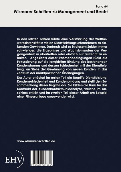 Produktbild: Verbesserung der Servicequalit&auml;t im Dienstleistungssektor durch die Kundenkontaktpunktanalyse