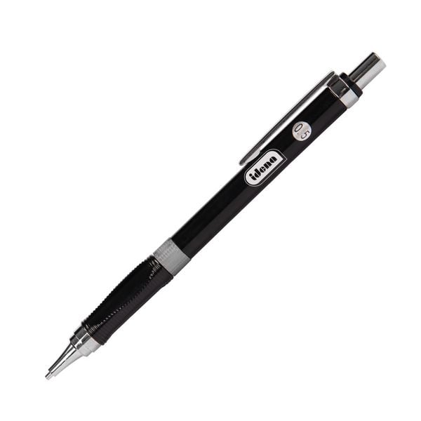 Produktbild: Idena Druckbleistift mit Radiergummi und Refills blau schwarz 0,5/0,7mm 2 St&uuml;ck
