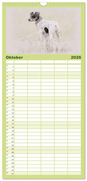 Produktbild: Familienplaner 2026 - Bodeguero Andaluz 2026 mit 5 Spalten (Wandkalender, 21 x 45 cm) CALVENDO