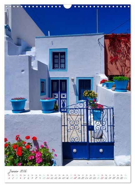 Produktbild: Santorini im Focus (Wandkalender 2026 DIN A3 hoch), CALVENDO Monatskalender