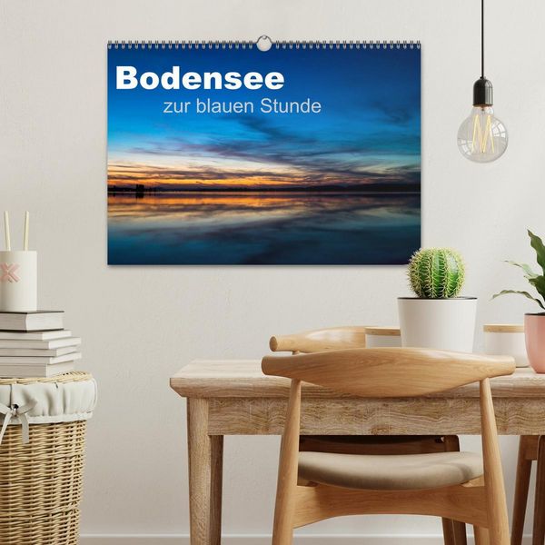 Produktbild: Bodensee zur blauen Stunde (Wandkalender 2026 DIN A3 quer), CALVENDO Monatskalender