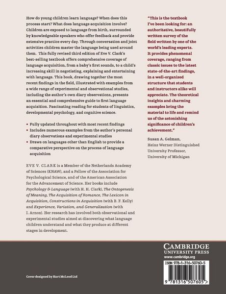 Produktbild: First Language Acquisition