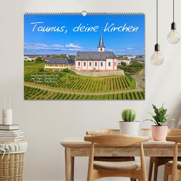 Produktbild: Taunus, deine Kirchen (Wandkalender 2026 DIN A2 quer), CALVENDO Monatskalender