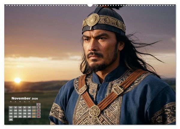 Produktbild: Gesichter der Menschheit (Wandkalender 2026 DIN A2 quer), CALVENDO Monatskalender