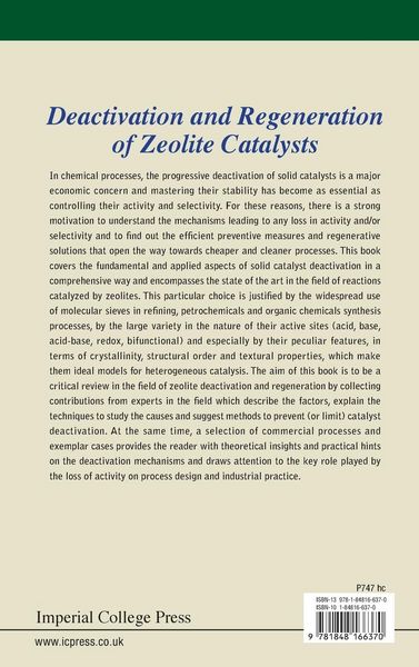 Produktbild: Deactiv & Regener Of Zeolite Cataly (v9)