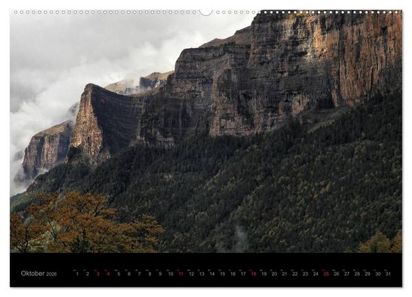 Produktbild: Spaniens Pyren&auml;en - Ordesa y Monte Perdido (Wandkalender 2026 DIN A2 quer), CALVENDO Monatskalender