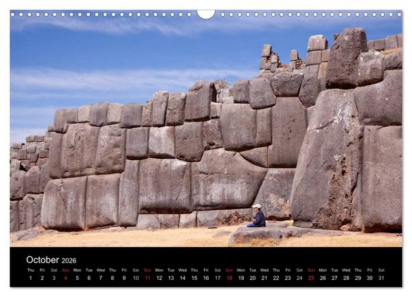 Produktbild: Peru - from the Andes to the Amazon / UK-Version (Wall Calendar 2026 DIN A3 landscape), CALVENDO 12 Month Wall Calendar