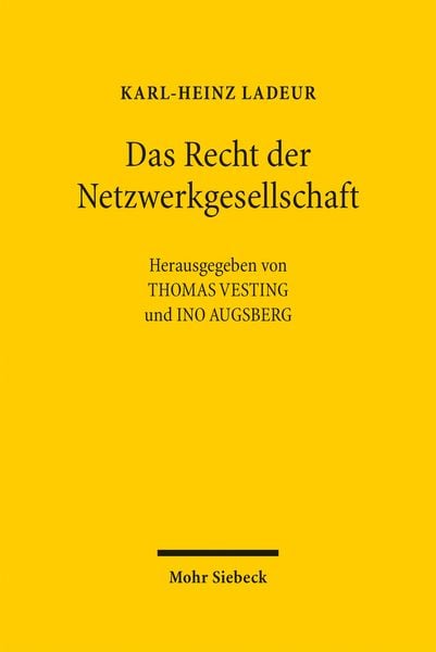 Produktbild: Das Recht der Netzwerkgesellschaft